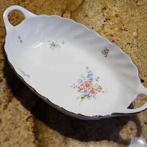 Home beautiful" Romance Bone China Serving Dish.